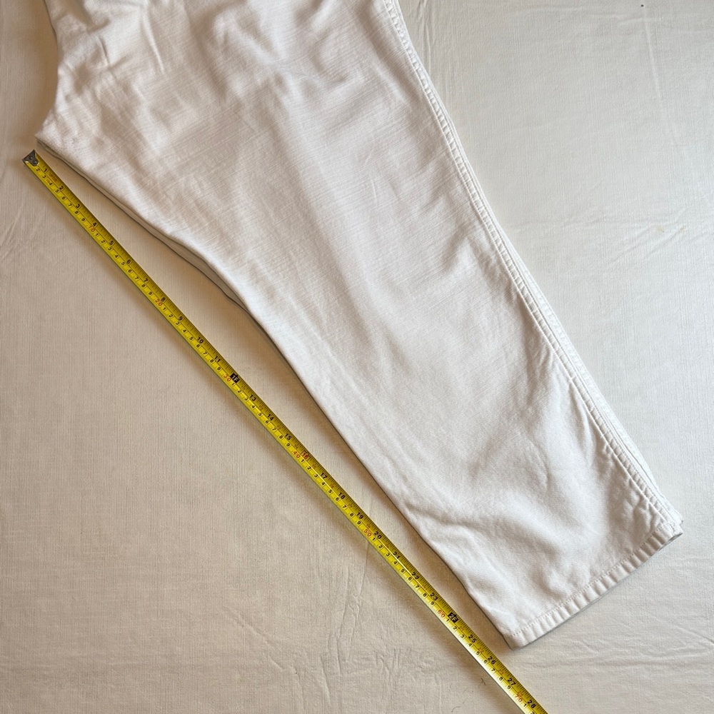 J. Crew Women's Off-White Elastic Waist Drawstring Pants Size XXL - Picture 12 of 14